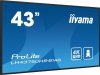 IIYAMA Monitor 42.5 cala ProLite LH4375UHS-B1AG, 24^7,IPS,ANDROID.11,4K,500cd^m2,WiFi,3xHDMI,DP,Daisy^Chain,2xUSB,2x10W,RJ45,iiS